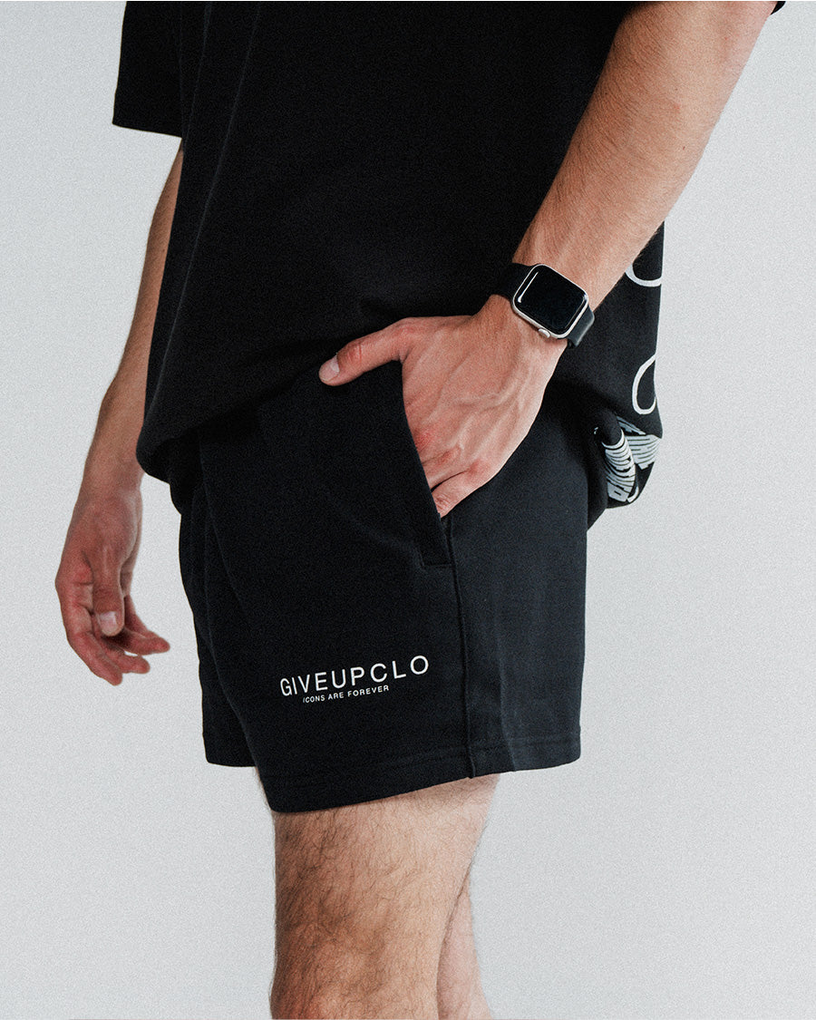 SHORTS IN BLACK 420 GSM