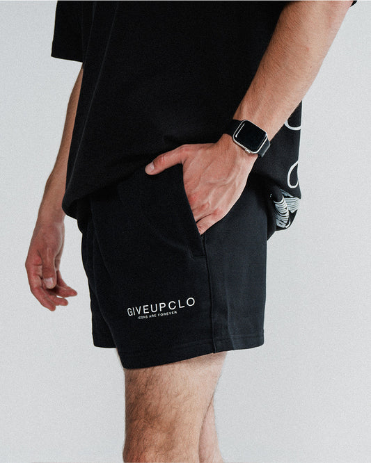 SHORTS IN BLACK 420 GSM