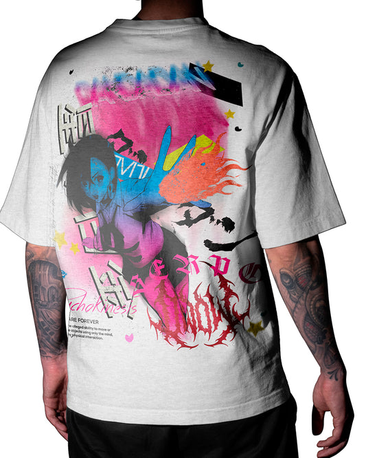 Momo | DanDaDan (TEE) Playera Back