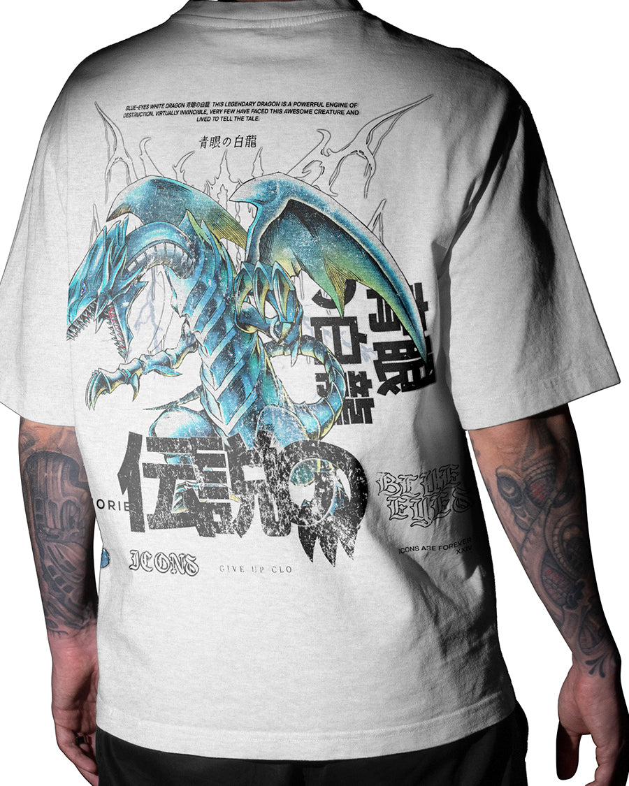 Dragón Blanco | Yu-Gi-Oh  (TEE) Playera Back