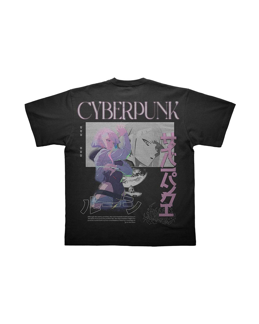 Lucy | Edgerunners (TEE) playera Back