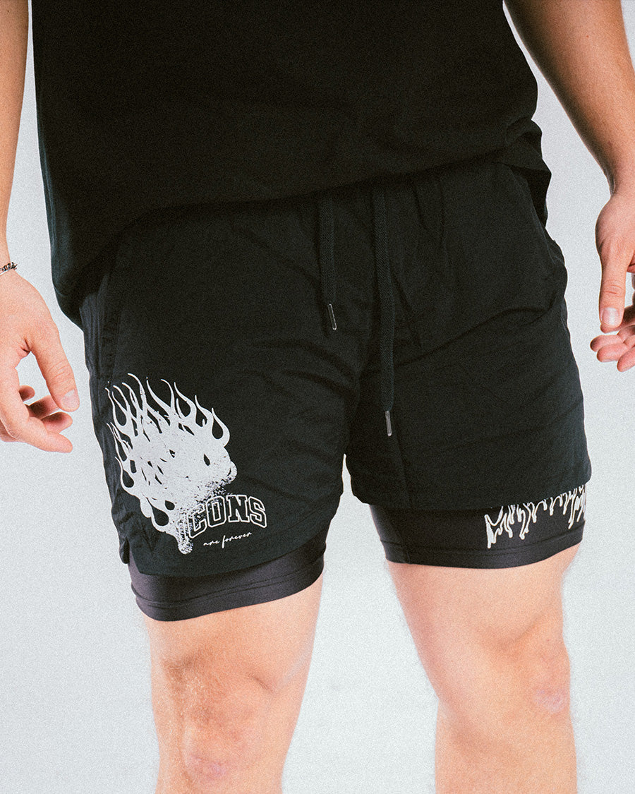 Compression Shorts in black
