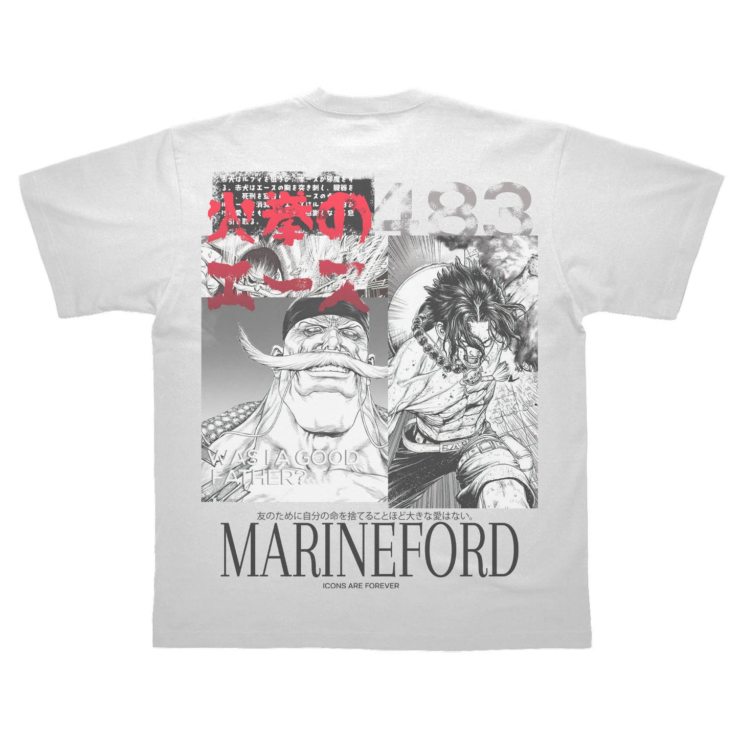 Marineford | OP (TEE) Playera Back