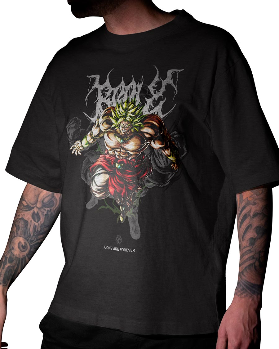 DRAGON BALL BROLY Playera TEE Give Up Clo