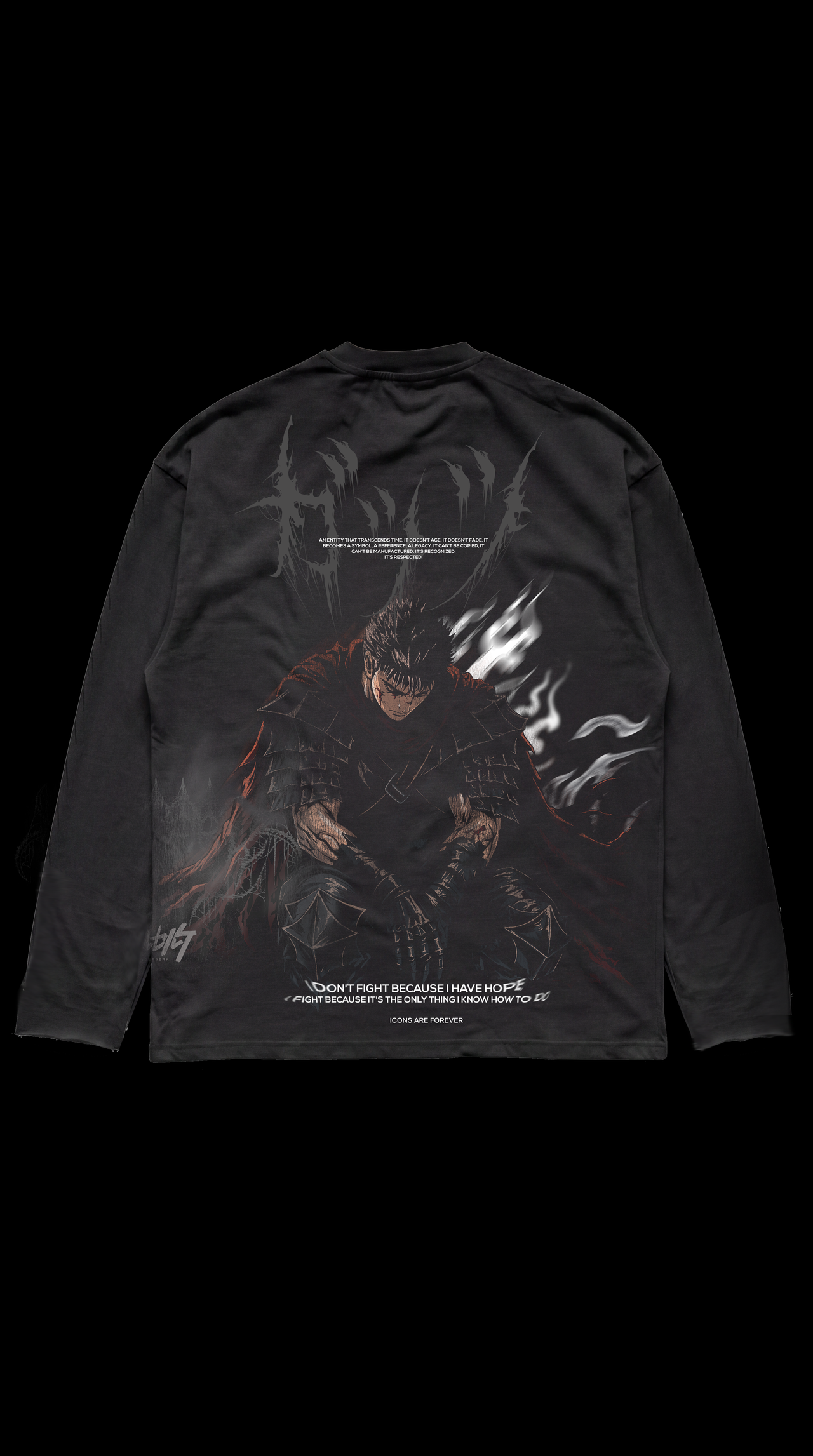 Berserk GUTS | LONG SLEEVE BLACK 255 GSM