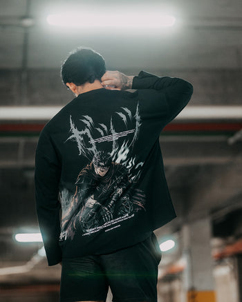 Berserk GUTS | LONG SLEEVE BLACK 255 GSM