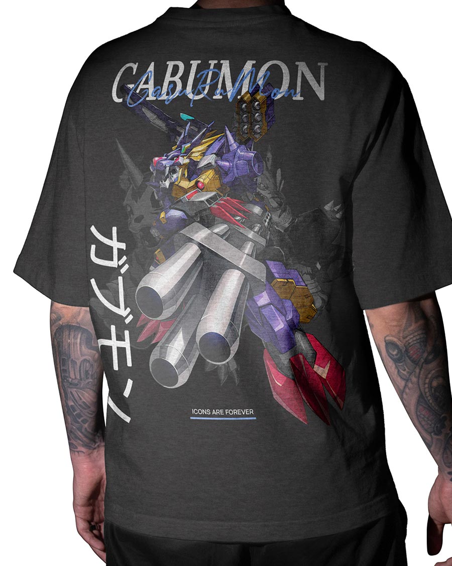 Gabumon | Digimon (TEE) playera Back