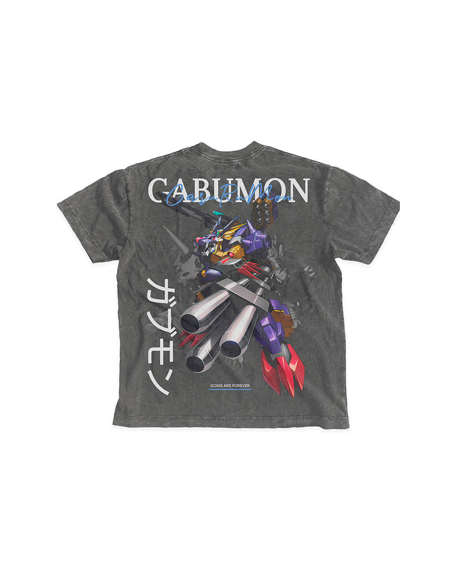 Gabumon | Digimon (Black Garment Dye) Back