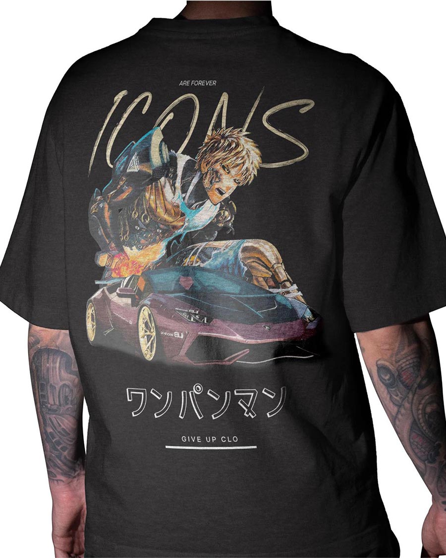 Genos | One Punch Man BACK (TEE) playera