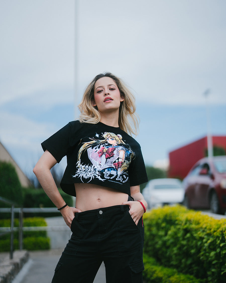 moon sailor | CROP TOP 255 GSM.