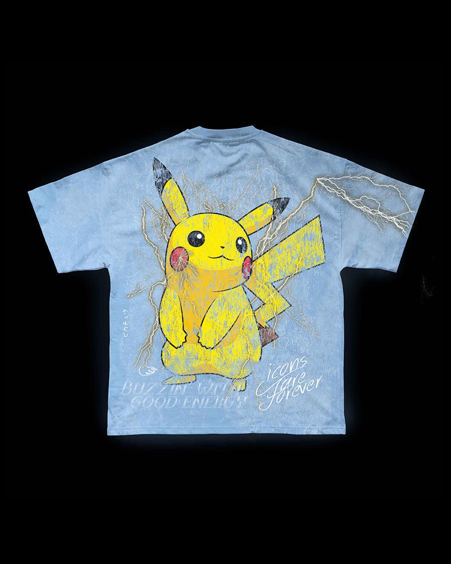 Pikachu | BLUE WASHED 250 GSM