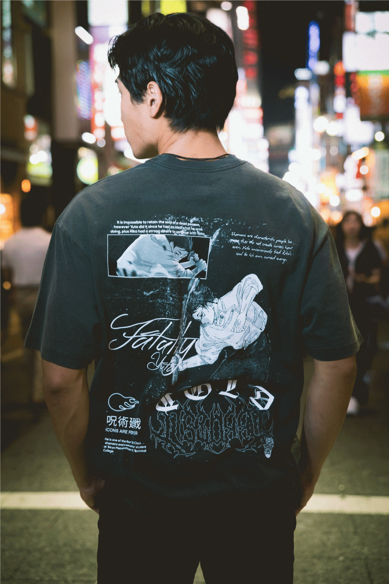 Yuta | Jujutsu Kaisen Playera Back (Vintage)